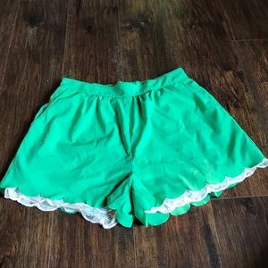 High waisted shorts